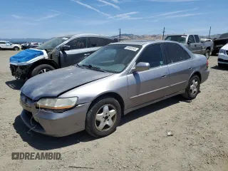 2000 Honda Accord EX с VIN 1HGCG1654YA059755, выставлен на аукционе Copart как лот 59003345 с пробегом 160 309 миль миль и Списание • Salvage title. История ставок и продаж доступна на DreamBid. Изображение 1.