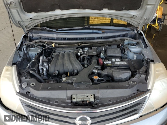 2011 Nissan Versa S with VIN 3N1BC1AP0BL360766, listed as a Copart auction lot 62177555 with 188,160 mi miles and Salvage title. Bid and sale history available at DreamBid. Image 11.
