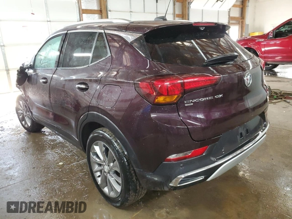 2020 Buick Encore GX Essence с VIN KL4MMGSL6LB101990, выставлен на аукционе Copart как лот 44363725 с пробегом 57 248 миль миль и Списание • Salvage title. История ставок и продаж доступна на DreamBid. Изображение 2.