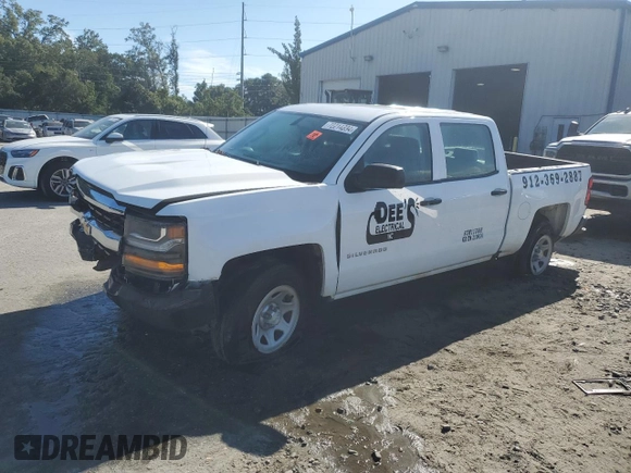 2016 Chevrolet Silverado 1500 Work Truck with VIN 3GCPCNEH7GG220968, listed as a Copart auction lot 72214334 with Not Provided miles and Salvage Title. Bid and sale history available at DreamBid. Image 1.