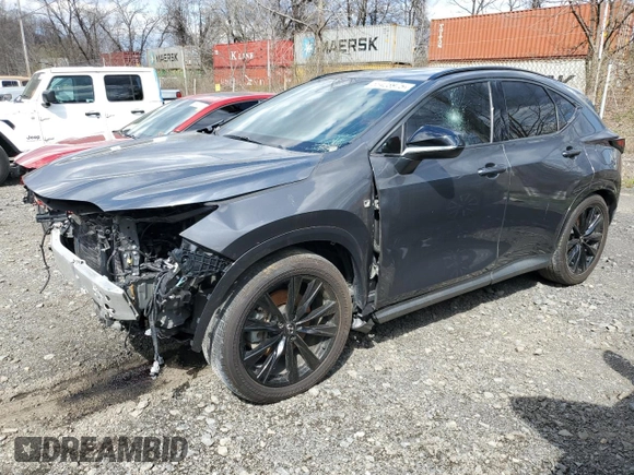 2024 Lexus NX with VIN 2T2KGCEZ7RC047487, listed as a Copart auction lot 53423975 with 9,730 mi miles and Salvage Title. Bid and sale history available at carsss.com. Image 1.