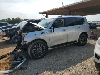 2023 Nissan Armada Platinum with VIN JN8AY2DA5P9403428, listed as a Copart auction lot 70490644 with Not Provided miles and Salvage Title. Bid and sale history available at carsss.com. Image 1.