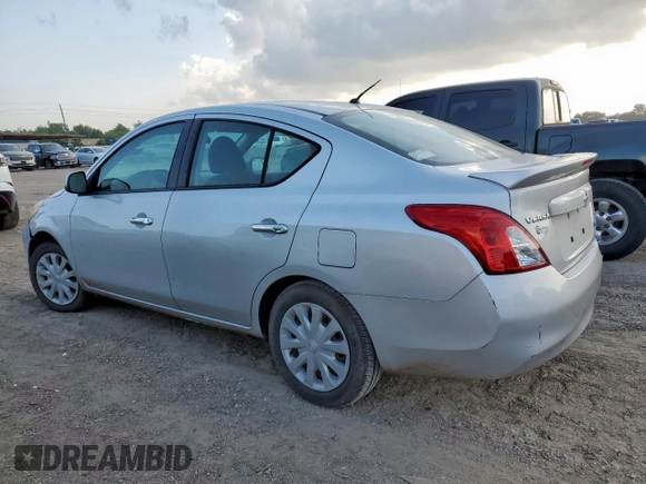 2013 Nissan Versa SV with VIN 3N1CN7AP2DL858617, listed as a Copart auction lot 61768645 with 159,459 mi miles and Salvage title. Bid and sale history available at DreamBid. Image 2.