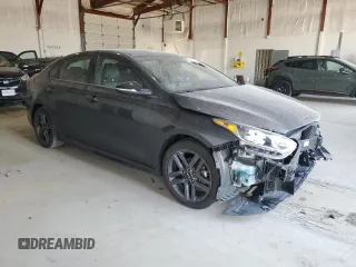 2020 Kia Forte GT-Line with VIN 3KPF34AD2LE156837, listed as a Copart auction lot 48761935 with 43,706 mi miles and Salvage Title. Bid and sale history available at DreamBid. Image 4.