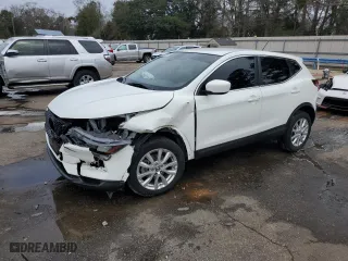 2021 Nissan Rogue Sport S with VIN JN1BJ1AV2MW307357, listed as a Copart auction lot 44609615 with 55,708 mi miles and Salvage Title. Bid and sale history available at carsss.com. Image 1.