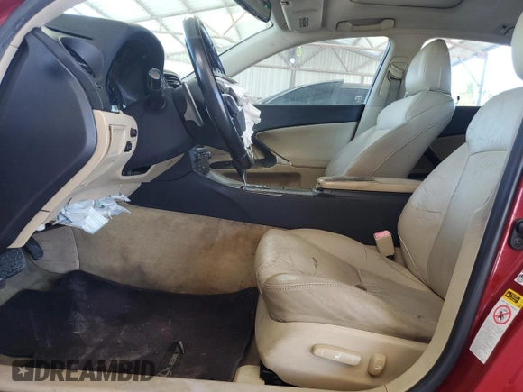 2007 Lexus IS 250 z VIN JTHBK262275040812, wystawiony jako Copart lot #55524825 z przebiegiem 202 141 mil mil oraz Szkoda całkowita • Salvage title. Historia ofert i sprzedaży dostępna na DreamBid. Obrazek 7.