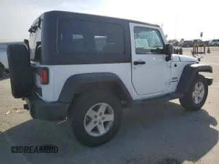 2015 Jeep Wrangler Sport with VIN 1C4GJWAG6FL547405, listed as a Copart auction lot 52929825 with 127,503 mi miles and Salvage Title. Bid and sale history available at carsss.com. Image 3.