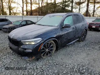 2020 BMW X5 xDrive40i with VIN 5UXCR6C05LLL75501, listed as a Copart auction lot 72288492 with 53,454 mi miles. Bid and sale history available at carsss.com. Image 1.