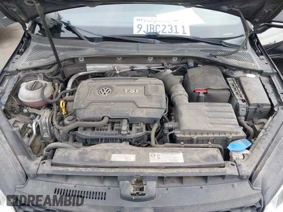 2017 Volkswagen Golf GTI S with VIN 3VW5T7AU7HM061469, listed as a IAAI auction lot 41197640 with 102,387 mi miles. Bid and sale history available at carsss.com. Image 10.