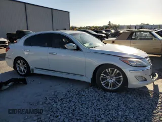 2012 Hyundai Genesis 5.0L R-Spec with VIN KMHGC4DHXCU184529, listed as a Copart auction lot 48555965 with 180,090 mi miles and Non Repairable. Bid and sale history available at carsss.com. Image 4.