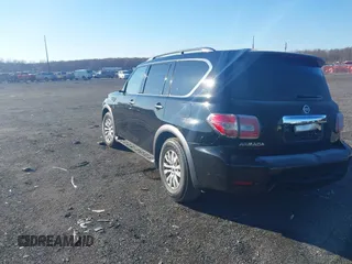 2017 Nissan Armada SV with VIN JN8AY2NC6H9509081, listed as a IAAI auction lot 40997264 with 114,264 mi miles. Bid and sale history available at carsss.com. Image 3.