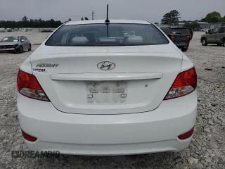 2013 Hyundai Accent GLS with VIN KMHCT4AE8DU554192, listed as a Copart auction lot 56010635 with 57,473 mi miles and Salvage title. Bid and sale history available at DreamBid. Image 6.