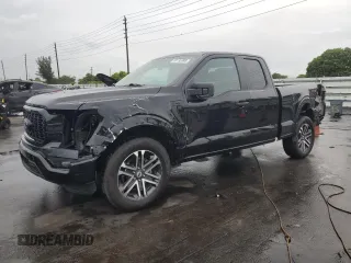 2023 Ford F-150 XL with VIN 1FTEX1CP4PKD57678, listed as a Copart auction lot 63735995 with 21,554 mi miles and Clean title. Bid and sale history available at DreamBid. Image 1.