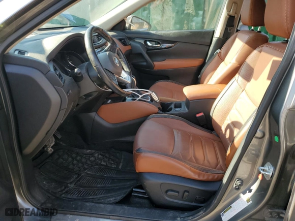 2017 Nissan Rogue SL with VIN JN8AT2MV0HW270422, listed as a Copart auction lot 48296375 with 103,883 mi miles and Salvage Title. Bid and sale history available at carsss.com. Image 7.