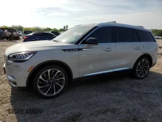 2023 Lincoln Aviator Reserve z VIN 5LM5J7WCXPGL08526, wystawiony jako Copart lot #51468035 z przebiegiem 25 043 mil mil oraz Szkoda całkowita • Salvage title. Historia ofert i sprzedaży dostępna na DreamBid. Obrazek 1.