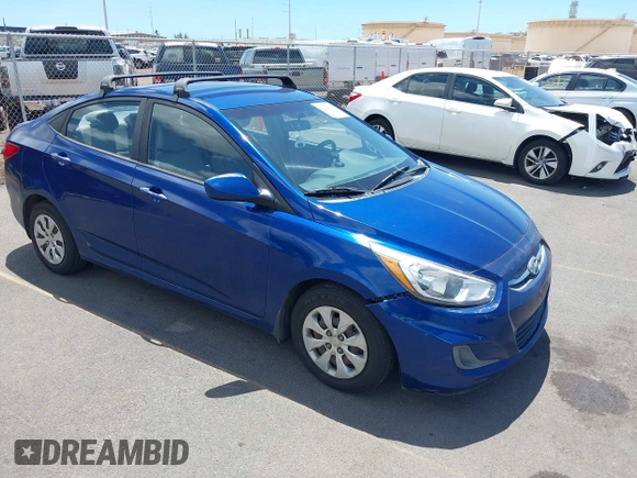 2016 Hyundai Accent SE with VIN KMHCT4AE7GU124626, listed as a IAAI auction lot 40242862 with 129,220 mi miles and . Bid and sale history available at DreamBid. Image 1.