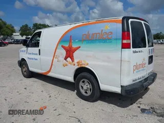 2008 Chevrolet Express Cargo with VIN 1GCFG15X281157746, listed as a IAAI auction lot 42604808 with 127,477 mi miles and . Bid and sale history available at DreamBid. Image 3.