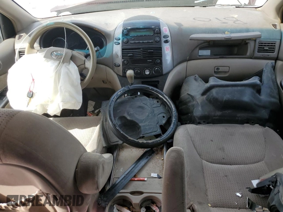 2008 Toyota Sienna CE with VIN 5TDZK23C48S189179, listed as a Copart auction lot 49672355 with 271,473 mi miles and Salvage Title. Bid and sale history available at DreamBid. Image 8.