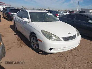 2005 Lexus ES 330 with VIN JTHBA30G555073149, listed as a IAAI auction lot 41508383 with 146,550 mi miles. Bid and sale history available at carsss.com. Image 1.