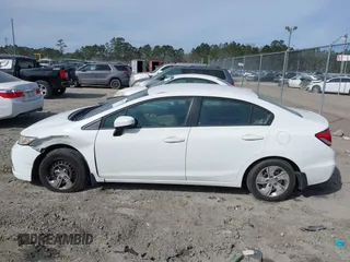 2014 Honda Civic LX with VIN 2HGFB2F50EH508704, listed as a IAAI auction lot 41704312 with 206,084 mi miles. Bid and sale history available at carsss.com. Image 14.