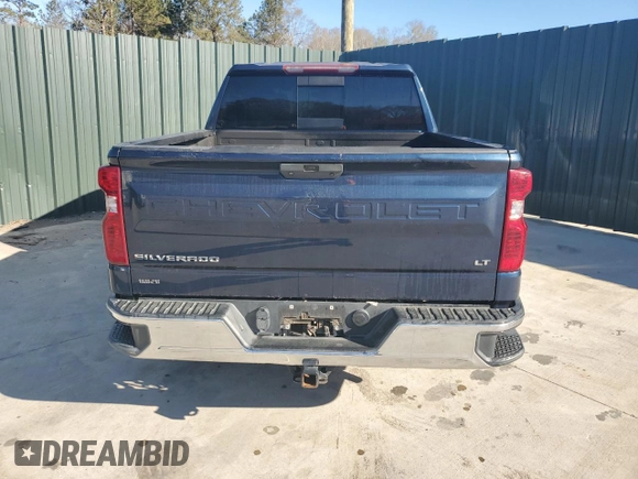 2020 Chevrolet Silverado 1500 LT with VIN 3GCPWCED4LG149389, listed as a Copart auction lot 50152125 with 41,944 mi miles and Clean Title. Bid and sale history available at carsss.com. Image 6.