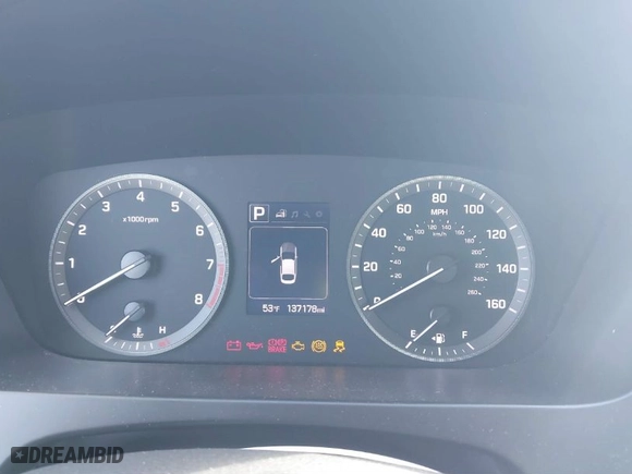 2015 Hyundai Sonata 2.4L Limited with VIN 5NPE34AF9FH190786, listed as a IAAI auction lot 41695870 with 137,178 mi miles. Bid and sale history available at carsss.com. Image 7.