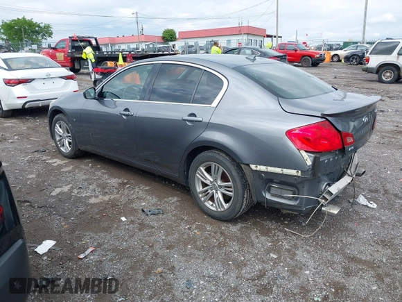 2015 Infiniti Q40 with VIN JN1CV6AR8FM521230, listed as a IAAI auction lot 42191081 with 109,536 mi miles and . Bid and sale history available at DreamBid. Image 3.