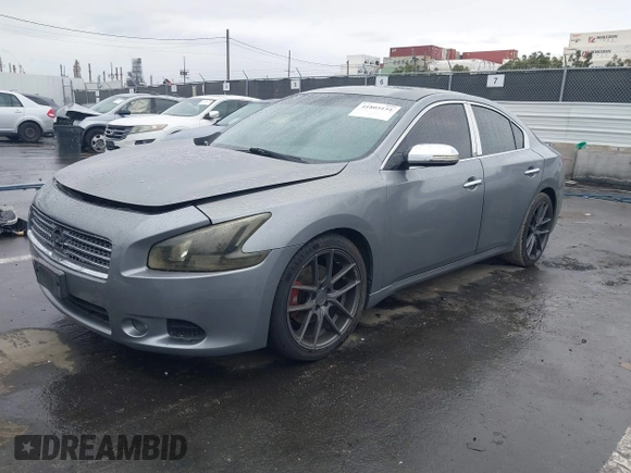 2009 Nissan Maxima SV with VIN 1N4AA51E99C803366, listed as a IAAI auction lot 41805151 with 175,801 mi miles and . Bid and sale history available at DreamBid. Image 2.