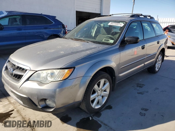 2009 Subaru Outback Special Edtn with VIN 4S4BP61C597338137, listed as a Copart auction lot 80259974 with 223,862 mi miles and Clean Title. Bid and sale history available at carsss.com. Image 1.