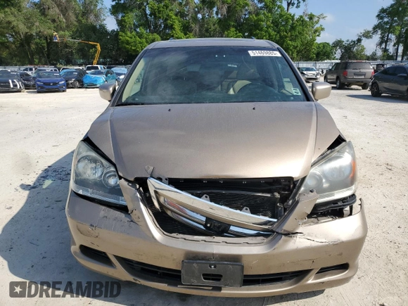 2007 Honda Odyssey EX-L z VIN 5FNRL38607B418045, wystawiony jako Copart lot #51469885 z przebiegiem 180 108 mil mil oraz Szkoda całkowita • Salvage title. Historia ofert i sprzedaży dostępna na DreamBid. Obrazek 5.