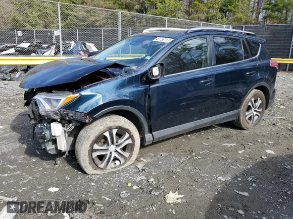 2017 Toyota RAV4 LE with VIN JTMBFREV0HJ109029, listed as a Copart auction lot 48758755 with 104,982 mi miles and Salvage Title. Bid and sale history available at carsss.com. Image 1.