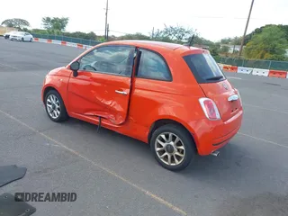 2017 FIAT 500 Pop z VIN 3C3CFFKR4HT508954, wystawiony jako IAAI lot #42262318 z przebiegiem 40 456 mil mil oraz . Historia ofert i sprzedaży dostępna na DreamBid. Obrazek 3.