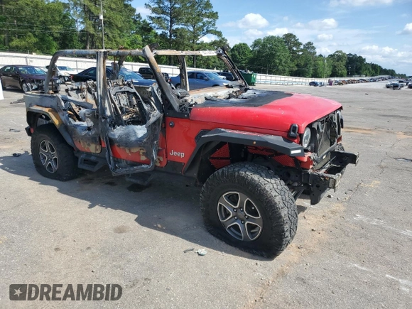 2018 Jeep Wrangler Unlimited Sport S z VIN 1C4HJXDG2JW139965, wystawiony jako Copart lot #55312965 z przebiegiem Nie podano mil oraz Nie do naprawy • Non repairable. Historia ofert i sprzedaży dostępna na DreamBid. Obrazek 4.