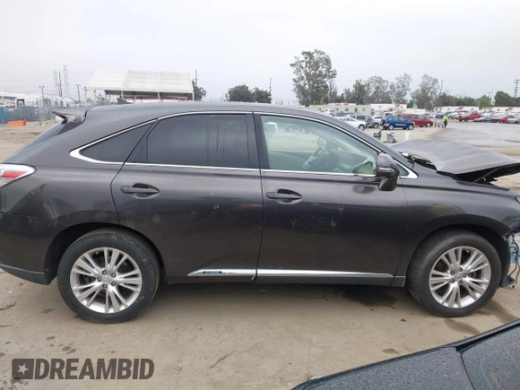 2010 Lexus RX 450h with VIN JTJZB1BA1A2400374, listed as a IAAI auction lot 42189614 with 122,413 mi miles and . Bid and sale history available at DreamBid. Image 13.