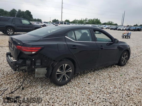 2021 Nissan Sentra SV with VIN 3N1AB8CVXMY321062, listed as a Copart auction lot 55619045 with 41,462 mi miles and Salvage title. Bid and sale history available at DreamBid. Image 3.