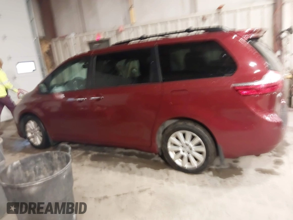 2015 Toyota Sienna Ltd with VIN 5TDDK3DC9FS121889, listed as a IAAI auction lot 41739208 with 194,548 mi miles. Bid and sale history available at carsss.com. Image 14.