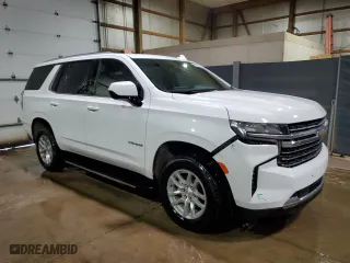 2023 Chevrolet Tahoe LT with VIN 1GNSKNKDXPR375455, listed as a Copart auction lot 53557705 with 61,767 mi miles and Clean Title. Bid and sale history available at carsss.com. Image 4.