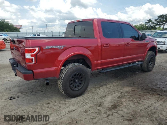 2020 Ford F-150 XL with VIN 1FTEW1EP0LFC30820, listed as a Copart auction lot 58323435 with 59,659 mi miles and Salvage title. Bid and sale history available at DreamBid. Image 3.