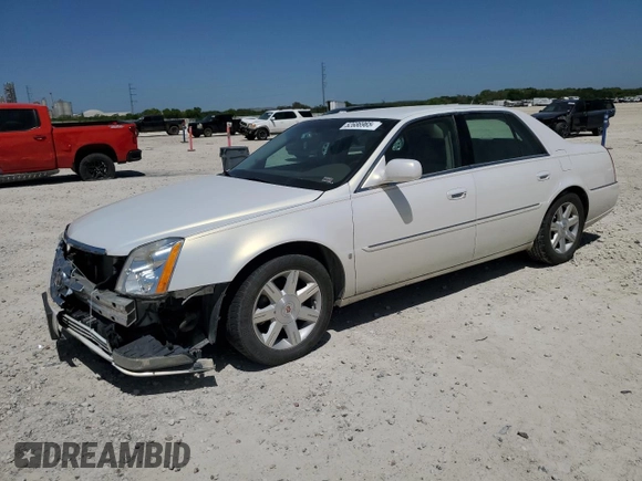 2006 Cadillac DTS 1SB z VIN 1G6KD57Y86U126164, wystawiony jako Copart lot #52686965 z przebiegiem 153 426 mil mil oraz Szkoda całkowita • Salvage title. Historia ofert i sprzedaży dostępna na DreamBid. Obrazek 1.