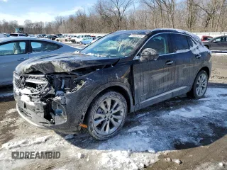 2023 Buick Envision Avenir with VIN LRBFZSR41PD215860, listed as a Copart auction lot 45693455 with 2,964 mi miles and Salvage Title. Bid and sale history available at carsss.com. Image 1.