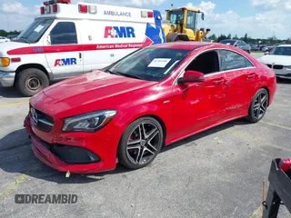 2018 Mercedes-Benz CLA 250 with VIN WDDSJ4EBXJN545852, listed as a IAAI auction lot 41702396 with 84,414 mi miles and . Bid and sale history available at DreamBid. Image 19.