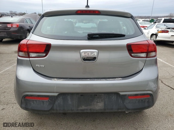 2023 Kia Rio 5-Door S with VIN 3KPA25AD1PE569194, listed as a Copart auction lot 44035815 with 10,239 mi miles and Salvage Title. Bid and sale history available at carsss.com. Image 6.