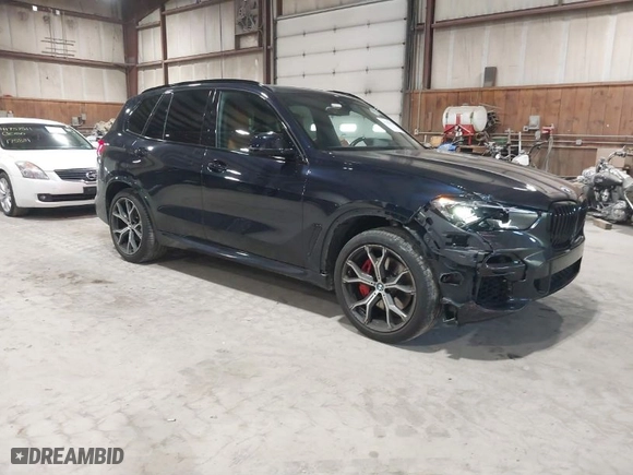 2022 BMW X5 xDrive40i with VIN 5UXCR6C00N9M47589, listed as a IAAI auction lot 41790432 with 36,059 mi miles. Bid and sale history available at carsss.com. Image 1.