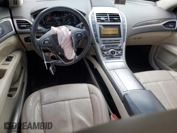 2017 Lincoln MKZ Reserve with VIN 3LN6L5E96HR648522, listed as a Copart auction lot 57698155 with 106,379 mi miles and Salvage title. Bid and sale history available at DreamBid. Image 8.
