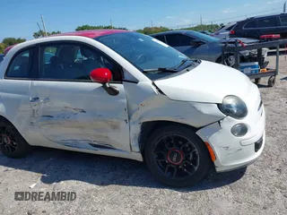 2015 FIAT 500 Pop with VIN 3C3CFFAR5FT663043, listed as a IAAI auction lot 42037387 with 65,266 mi miles. Bid and sale history available at carsss.com. Image 6.