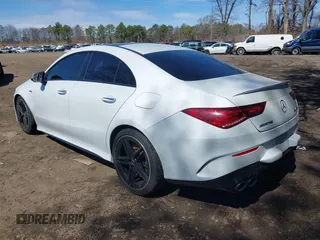 2021 Mercedes-Benz CLA 45 AMG with VIN W1K5J5DB2MN197909, listed as a IAAI auction lot 41889627 with 41,181 mi miles and . Bid and sale history available at DreamBid. Image 3.