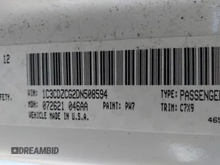 2013 Dodge Avenger SXT with VIN 1C3CDZCG2DN508594, listed as a IAAI auction lot 41771945 with 104,924 mi miles and . Bid and sale history available at DreamBid. Image 8.