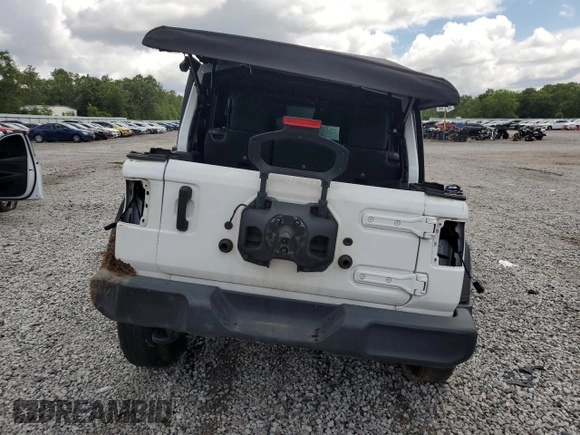 2023 Jeep Wrangler Willys with VIN 1C4HJXDN6PW529670, listed as a Copart auction lot 59550535 with 48,670 mi miles and Salvage title. Bid and sale history available at DreamBid. Image 6.