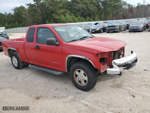 2005 Chevrolet Colorado LS ZQ8 with VIN 1GCCS196658187838, listed as a Copart auction lot 80258754 with 166,019 mi miles and Salvage Title. Bid and sale history available at carsss.com. Image 4.