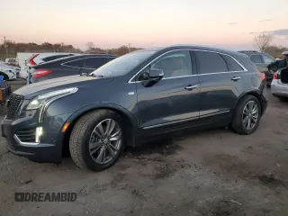 2021 Cadillac XT5 AWD Premium Luxury with VIN 1GYKNDRS5MZ149683, listed as a Copart auction lot 79283524 with 40,859 mi miles and Salvage Title. Bid and sale history available at carsss.com. Image 1.